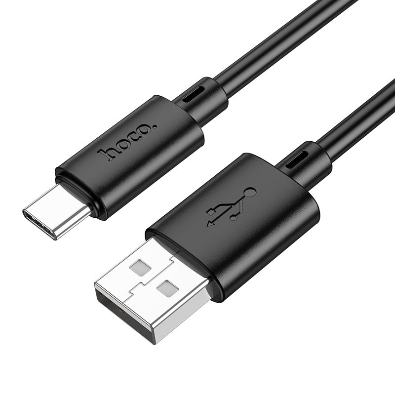 Καλώδιο Δεδομένων και Φόρτισης USB-A - USB-C HOCO X88, 18W, 2μ, Μαύρο