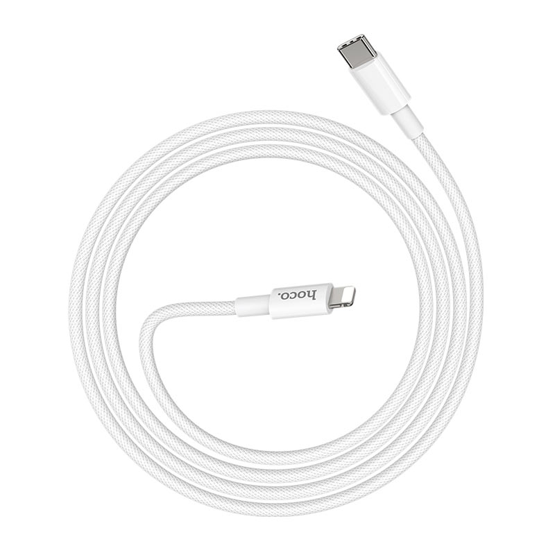Καλώδιο Δεδομένων και Φόρτισης USB-C - Lightning HOCO X56, 20W, 1m, Λευκό