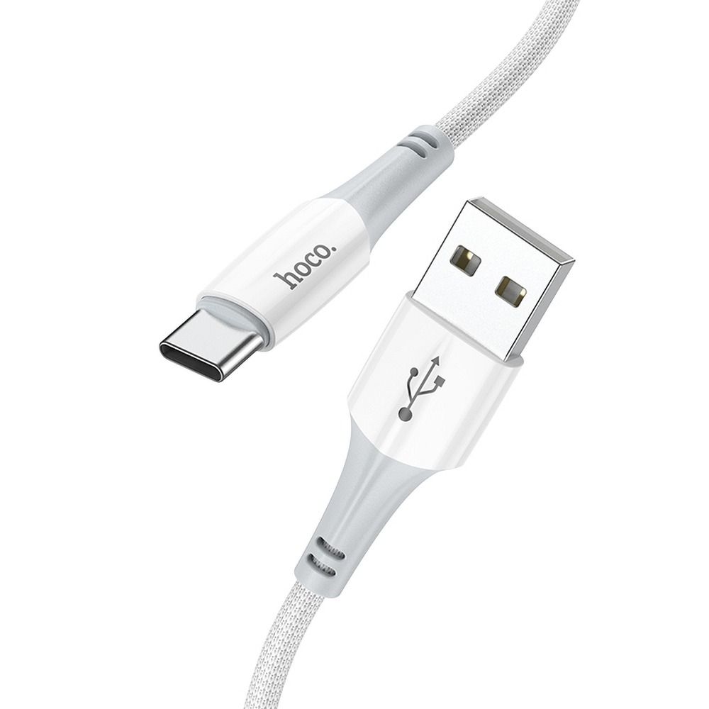 Καλώδιο Δεδομένων και Φόρτισης USB-A - USB-C HOCO X70, 18W, 1m, Λευκό