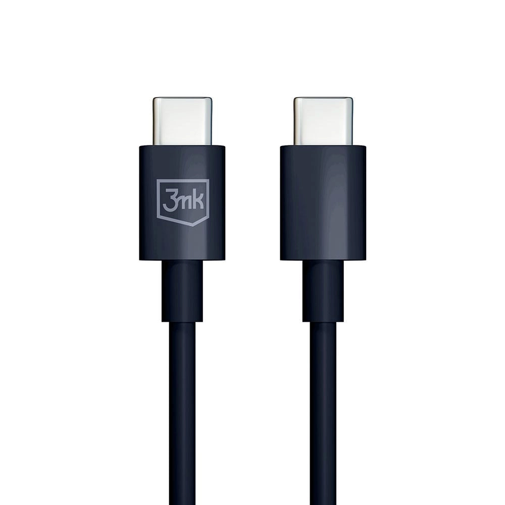 Καλώδιο Δεδομένων και Φόρτισης USB-C - USB-C 3MK Hyper, 100W, 1.2m, Μαύρο