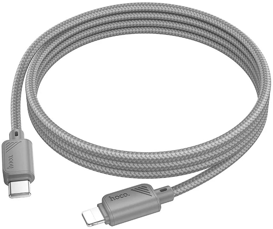 Καλώδιο Δεδομένων και Φόρτισης USB-C - Lightning HOCO X113, 27W, 1m, Γκρι