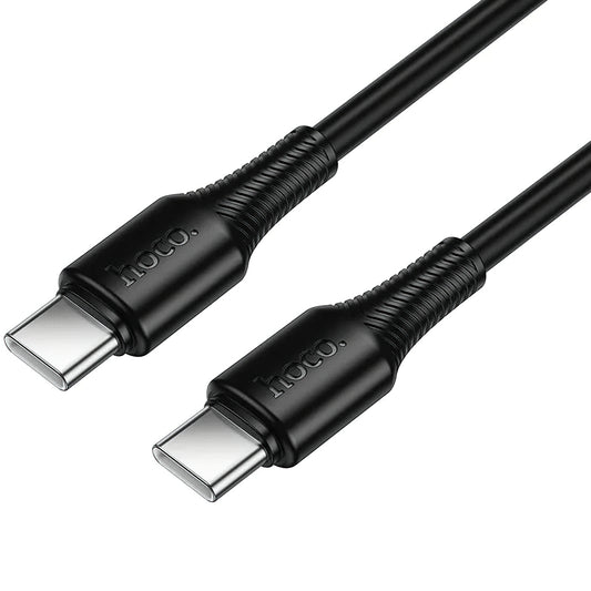 Καλώδιο Δεδομένων και Φόρτισης USB-C - USB-C HOCO X120, 60W, 1m, Μαύρο
