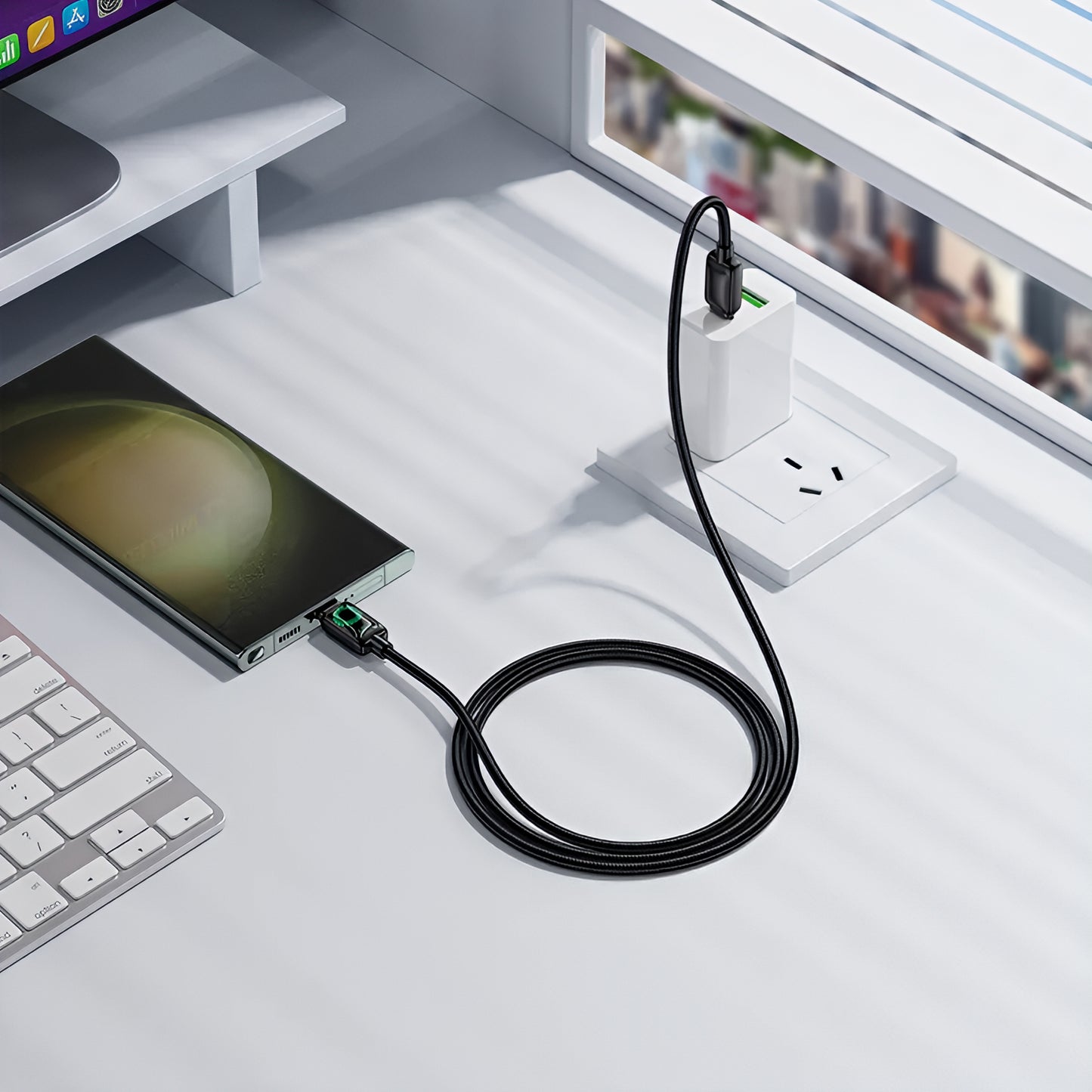 Καλώδιο Δεδομένων και Φόρτισης USB-C - USB-C HOCO U146, 60W, 1.2m, Μαύρο