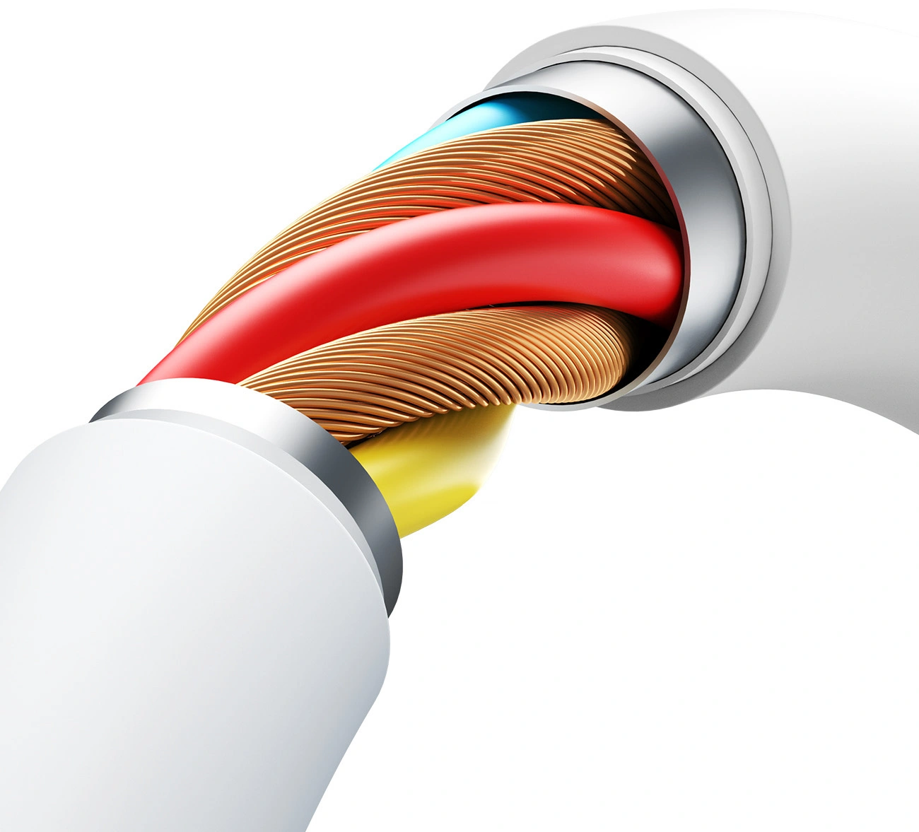 Καλώδιο Δεδομένων και Φόρτισης USB-C - USB-C Joyroom S-A62 Lively, 60W, 1.2m, Λευκό