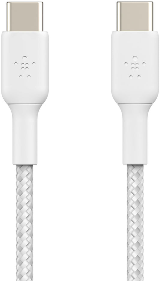 Καλώδιο Δεδομένων και Φόρτισης USB-C - USB-C Belkin BoostCharge Pro, 60W, 2m, Λευκό CAB004bt2MWH