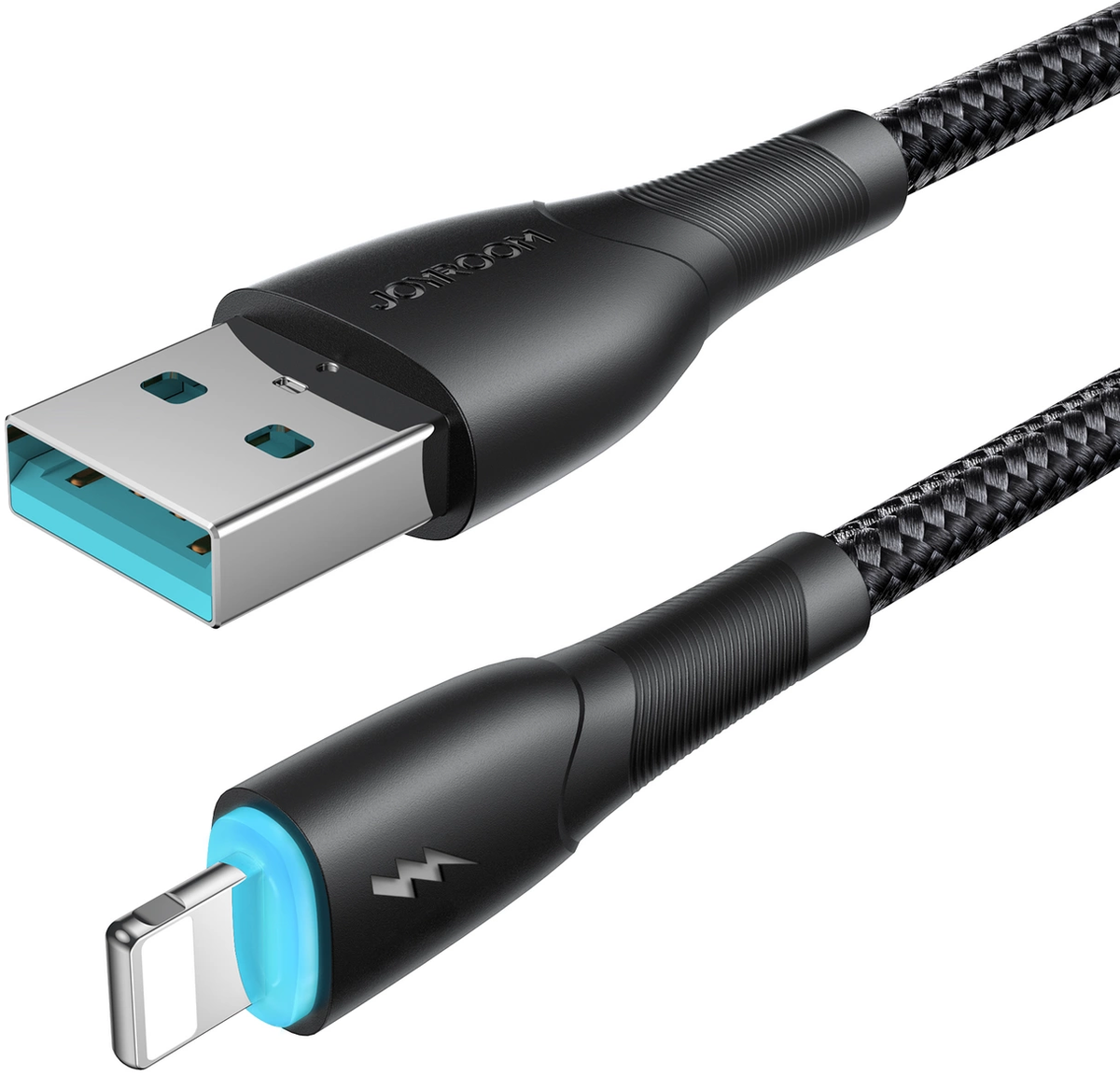Καλώδιο δεδομένων και φόρτισης USB-A - Lightning Joyroom SA32-AL3, 18 W, 1 m, Μαύρο
