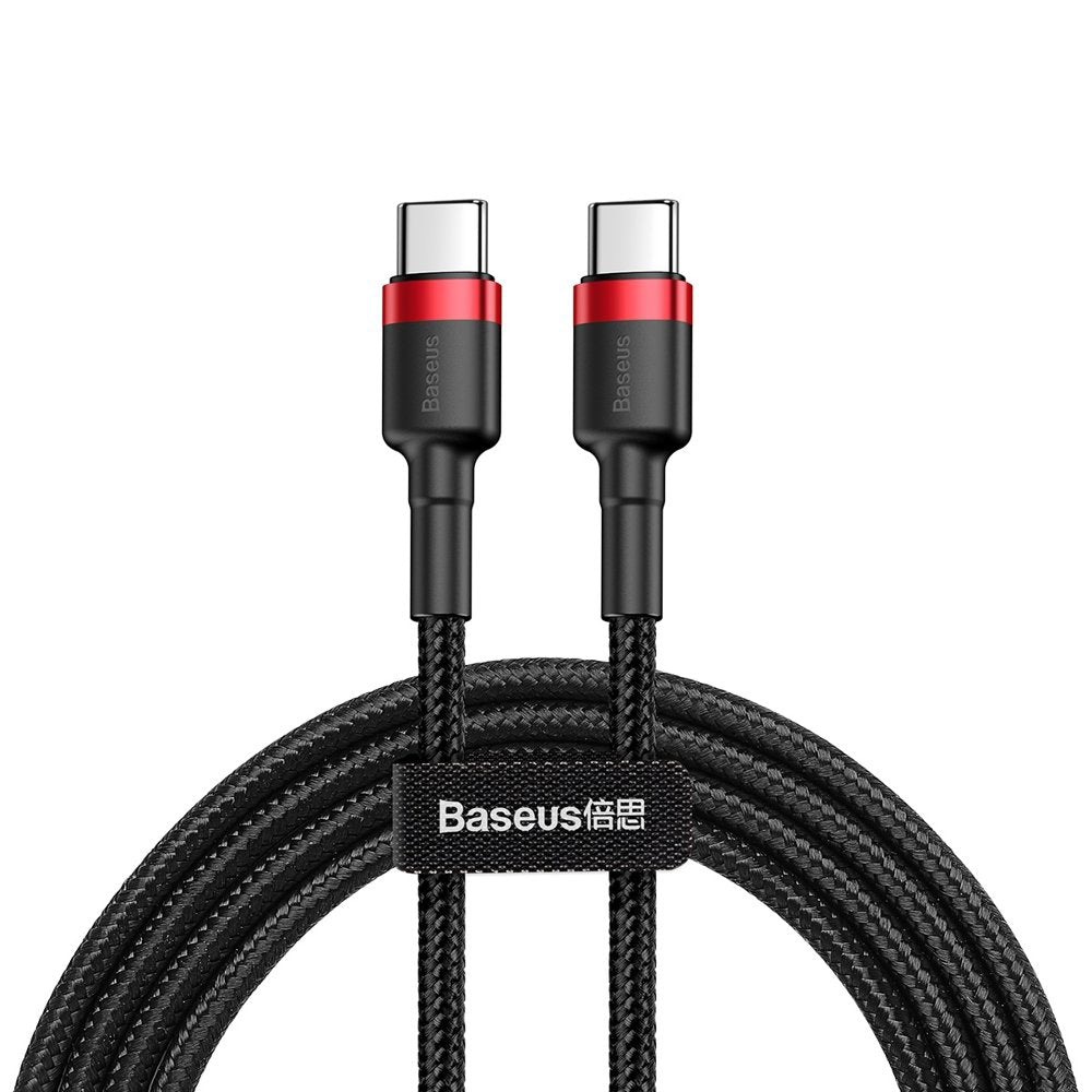 Καλώδιο δεδομένων και φόρτισης USB-C - USB-C Baseus Cafule, 60W, 2m, κόκκινο CATKLF-H91
