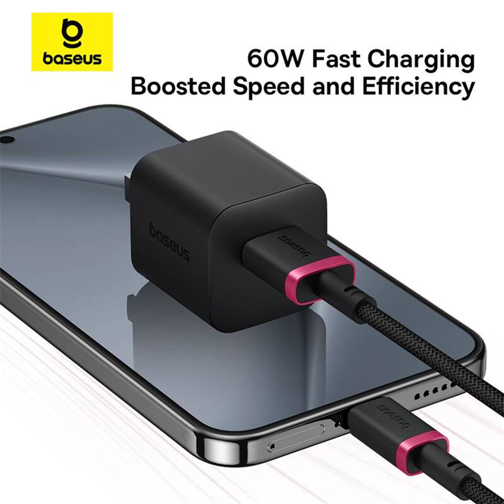 Καλώδιο Δεδομένων και Φόρτισης USB-A - USB-C Baseus Dura Series, 60W, 1m, Κόκκινο P10377802U01-01