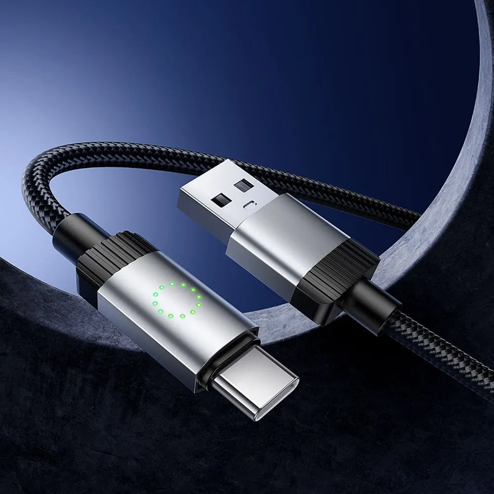 Καλώδιο Δεδομένων και Φόρτισης USB-A - USB-C HOCO X117, 60W, 1m, Μαύρο