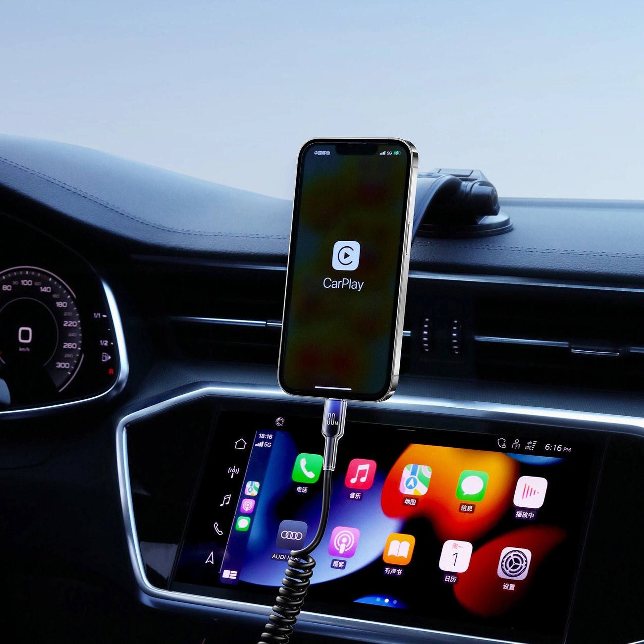Καλώδιο Δεδομένων και Φόρτισης USB-C - Lightning Joyroom S-A43 Crystal, 30W, 1.5m, Μαύρο