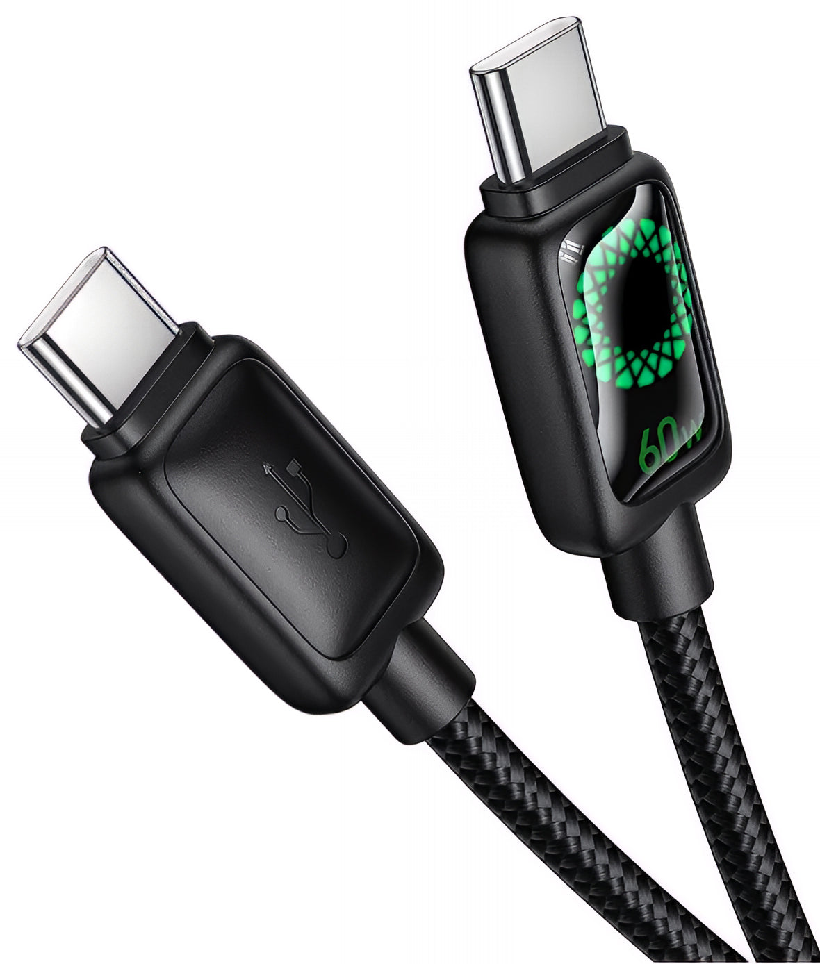 Καλώδιο Δεδομένων και Φόρτισης USB-C - USB-C HOCO U146, 60W, 1.2m, Μαύρο