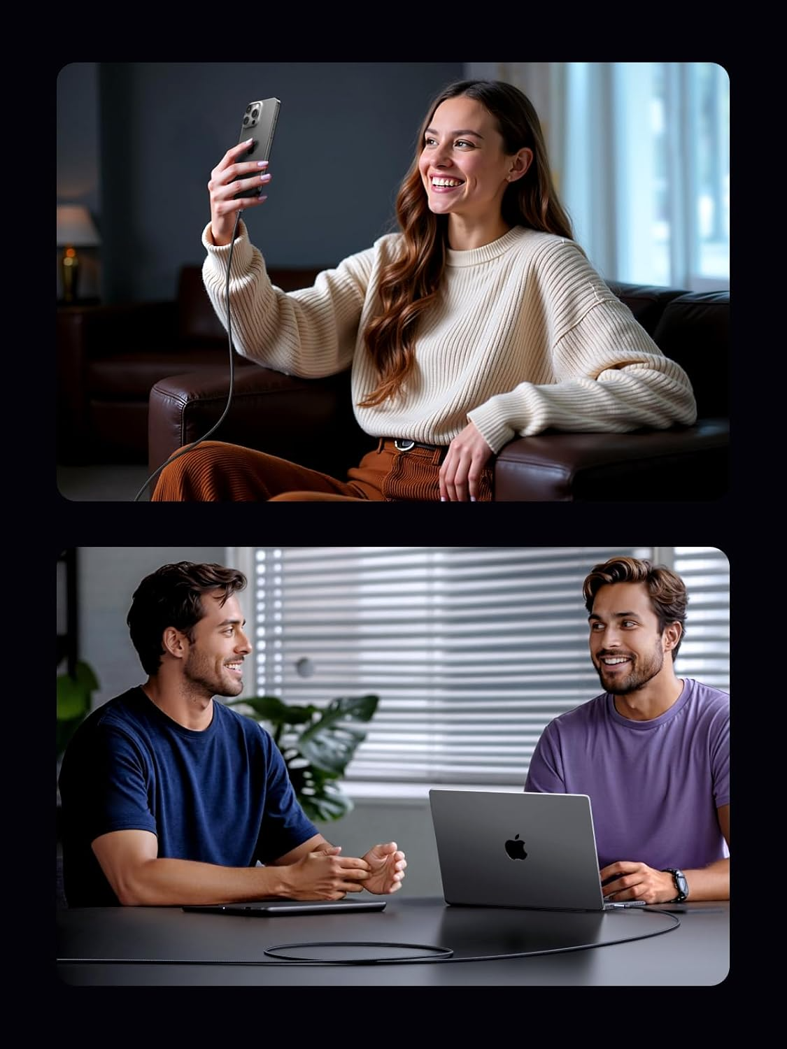 Καλώδιο Δεδομένων και Φόρτισης USB-C - USB-C UGREEN L524, 60W, 2m, Γκρι