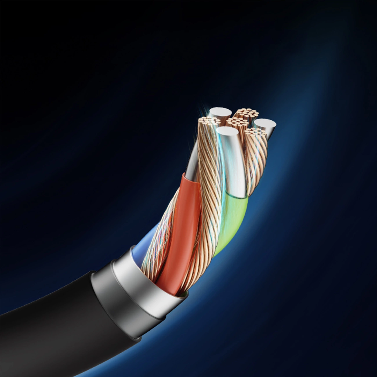 Καλώδιο Δεδομένων και Φόρτισης USB-C - USB-C Cuktech, 240W, 1.5m, Μαύρο CKCTC615NCBK