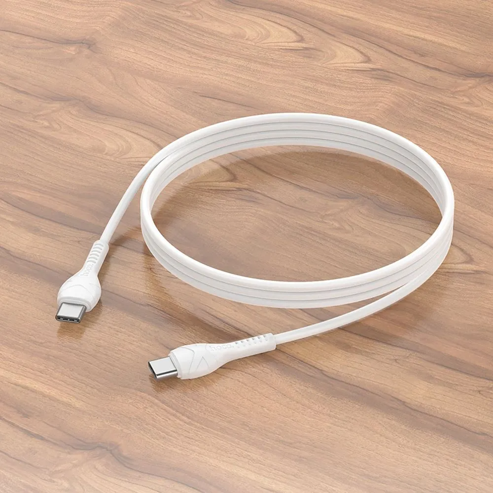 USB-C Data and Charging Cable - USB-C HOCO X37, 60W, 1m, White