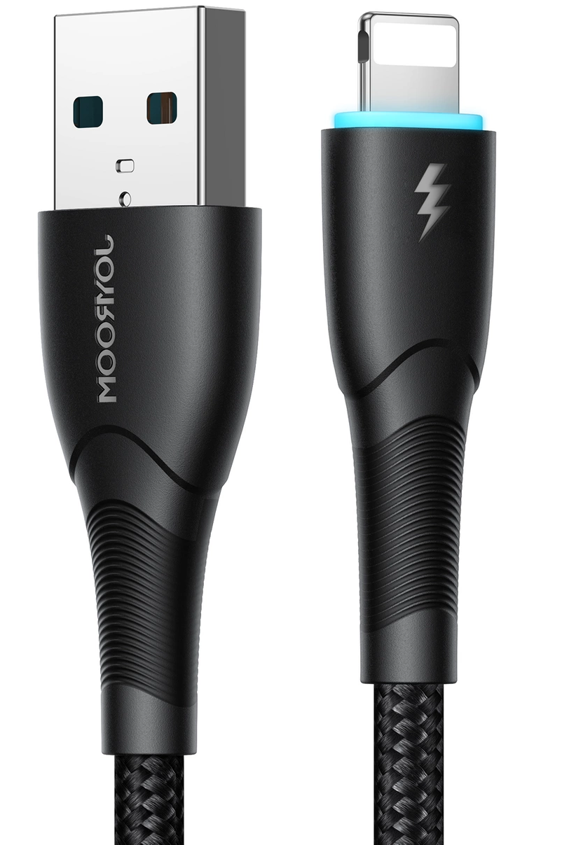 Καλώδιο δεδομένων και φόρτισης USB-A - Lightning Joyroom SA32-AL3, 18 W, 1 m, Μαύρο