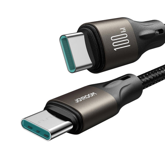 Καλώδιο Δεδομένων και Φόρτισης USB-C - USB-C Joyroom S-A25 Light-Speed, 100W, 1.2m, Μαύρο