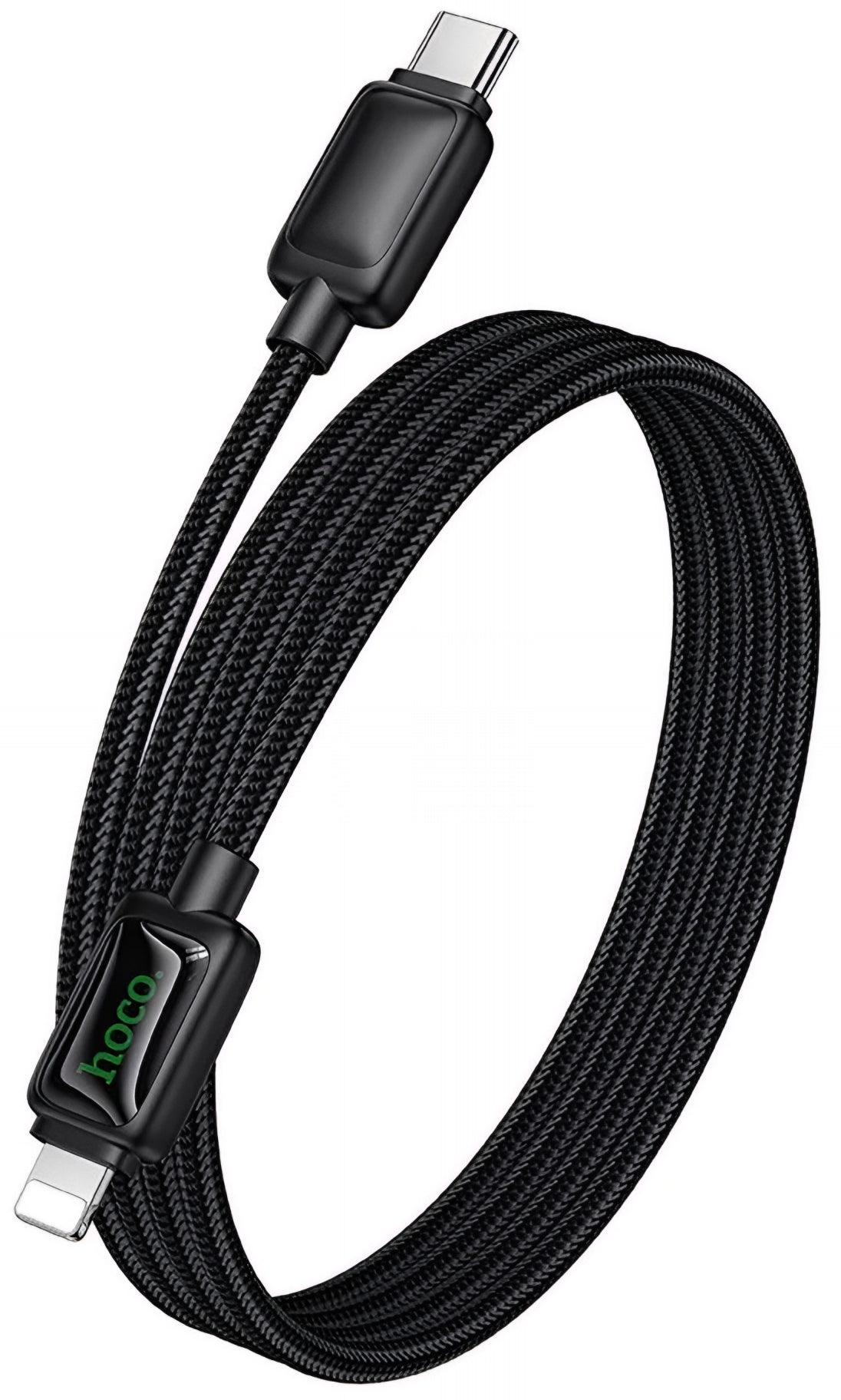Καλώδιο Δεδομένων και Φόρτισης USB-C - Lightning HOCO U146, 30W, 1.2m, Μαύρο
