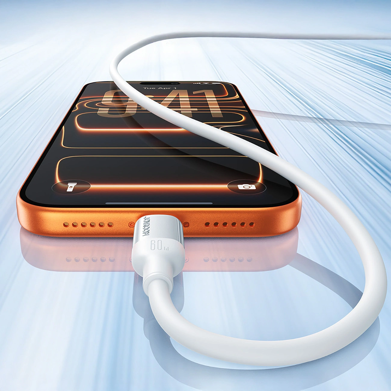 Καλώδιο Δεδομένων και Φόρτισης USB-A - USB-C Joyroom S-A62 Lively, 18W, 1.2m, Λευκό