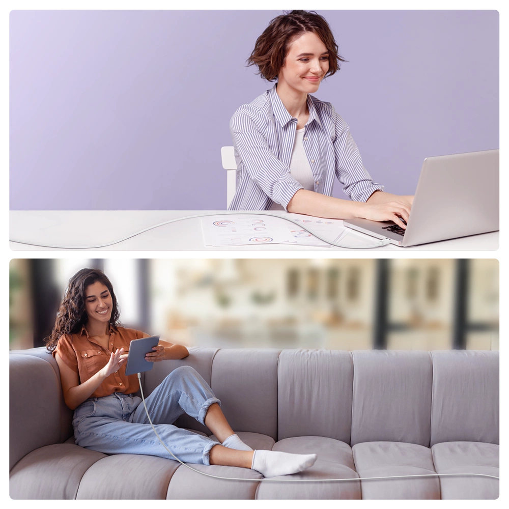 Καλώδιο Δεδομένων και Φόρτισης USB-C - Lightning Joyroom S-A14, 30W, 1.2m, Λευκό