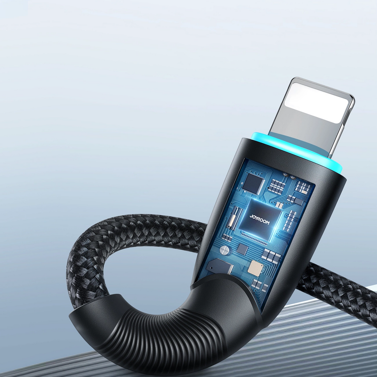 Καλώδιο δεδομένων και φόρτισης USB-A - Lightning Joyroom SA32-AL3, 18 W, 1 m, Μαύρο