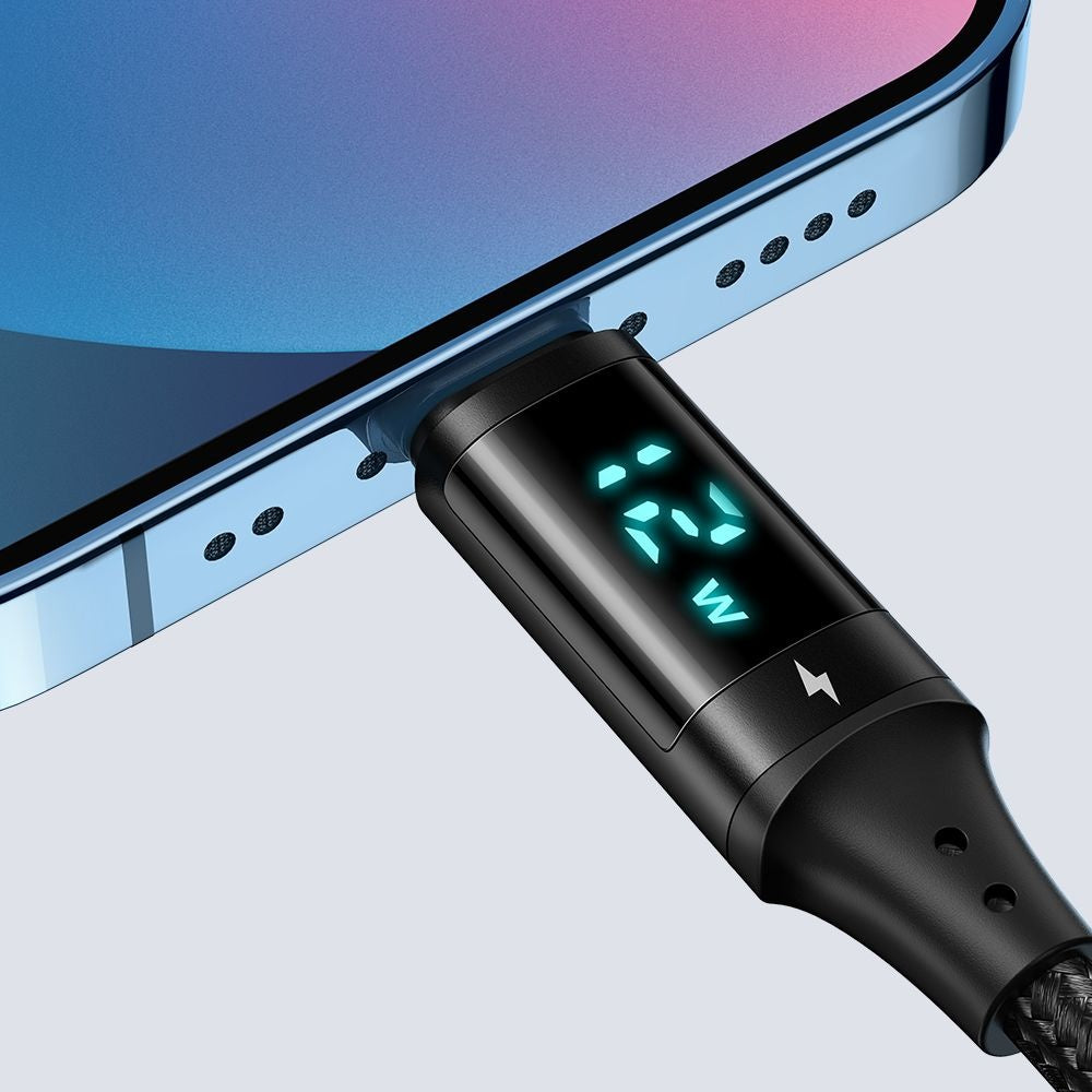 Καλώδιο Δεδομένων και Φόρτισης USB-A - Lightning McDodo CA-1060 Display, 12W, 1.2m, Μαύρο