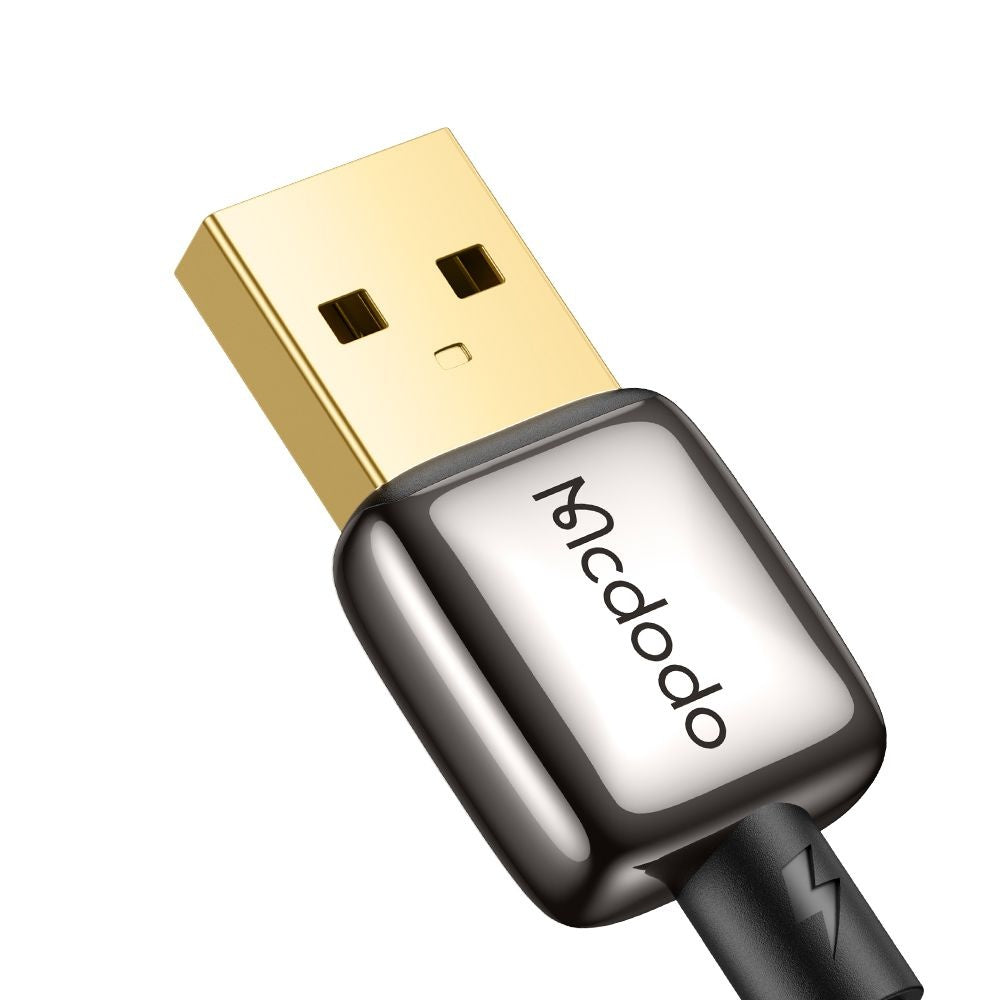 Καλώδιο Δεδομένων και Φόρτισης USB-A - Lightning McDodo CA-6590 Auto Power Off, 18W, 1.2m, Μαύρο