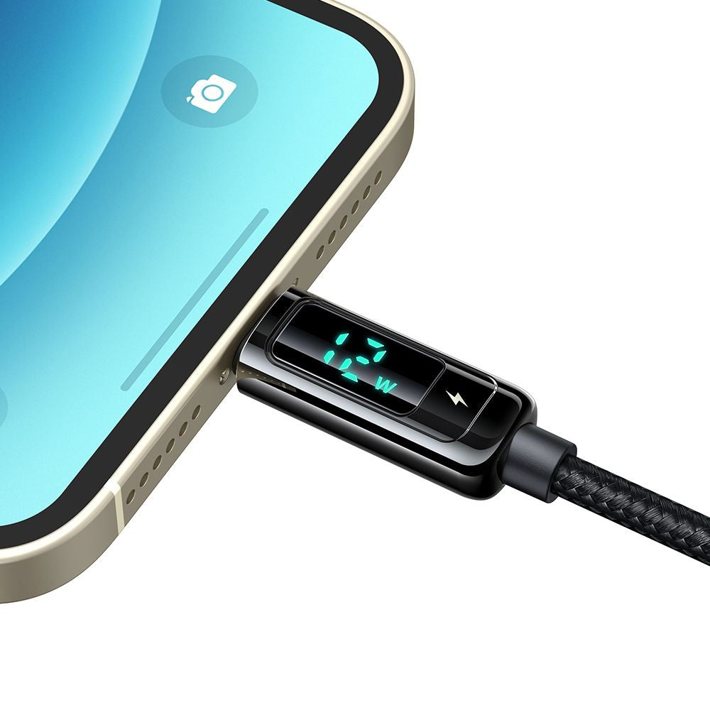 Καλώδιο Δεδομένων και Φόρτισης USB-A - Lightning McDodo CA-9940 Display, 12W, 1.2m, Μαύρο