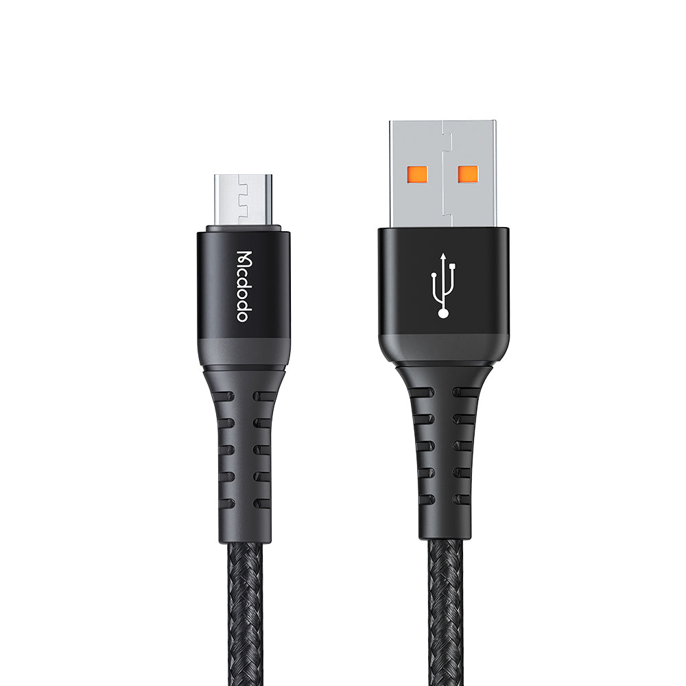 Καλώδιο Δεδομένων και Φόρτισης USB-A - microUSB McDodo CA-2281, 18W, 1m, Μαύρο
