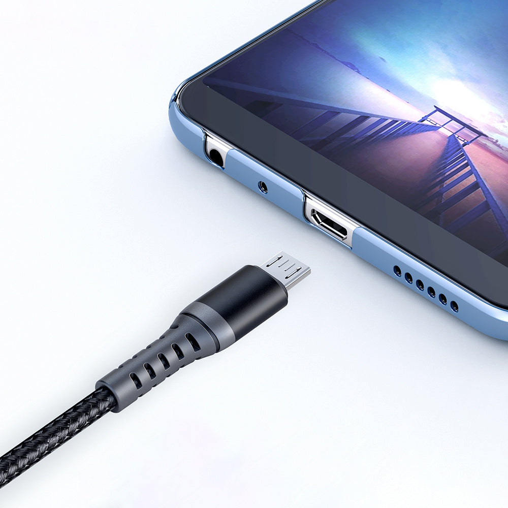 Καλώδιο Δεδομένων και Φόρτισης USB-A - microUSB McDodo CA-2281, 18W, 1m, Μαύρο