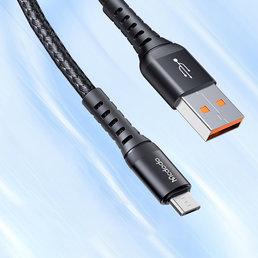Καλώδιο Δεδομένων και Φόρτισης USB-A - microUSB McDodo CA-2281, 18W, 1m, Μαύρο
