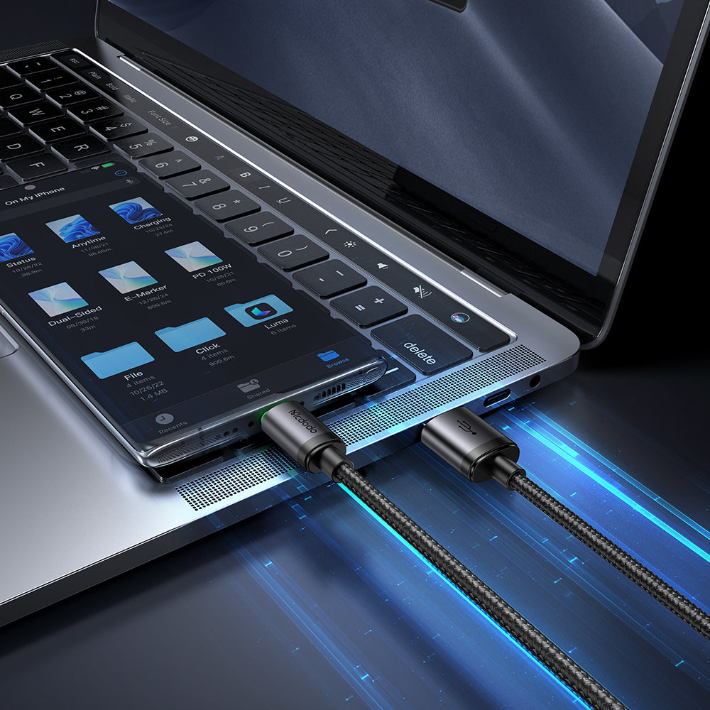 Καλώδιο Δεδομένων και Φόρτισης USB-A - microUSB McDodo CA-3990, 18W, 1m, Μαύρο