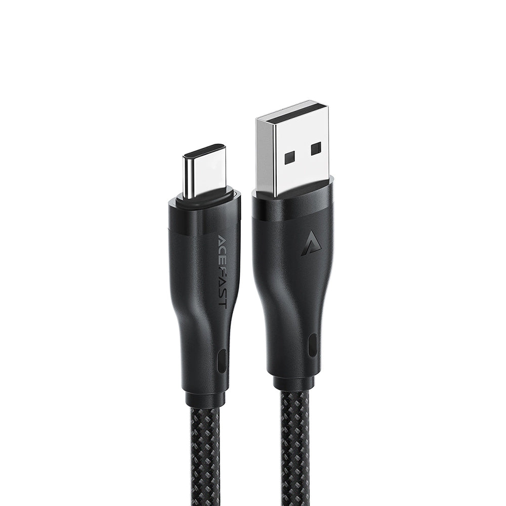 Καλώδιο Δεδομένων και Φόρτισης USB-A - USB-C Acefast C8-04, 18W, 1.2m, Μαύρο