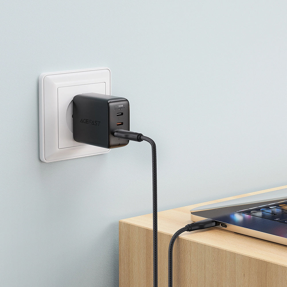 Καλώδιο Δεδομένων και Φόρτισης USB-A - USB-C Acefast C8-04, 18W, 1.2m, Μαύρο