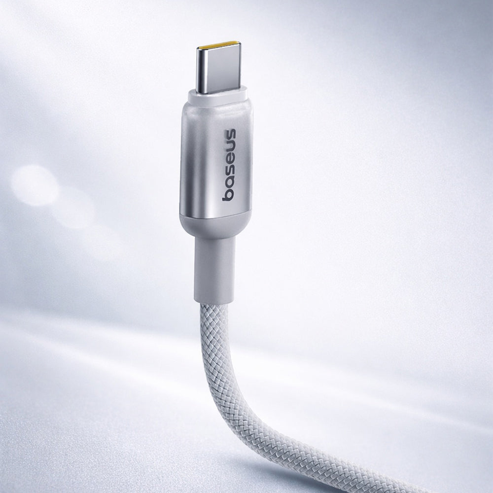 Καλώδιο Δεδομένων και Φόρτισης USB-A - USB-C Baseus Discolor, 100W, 1m, Ασημί E0420803