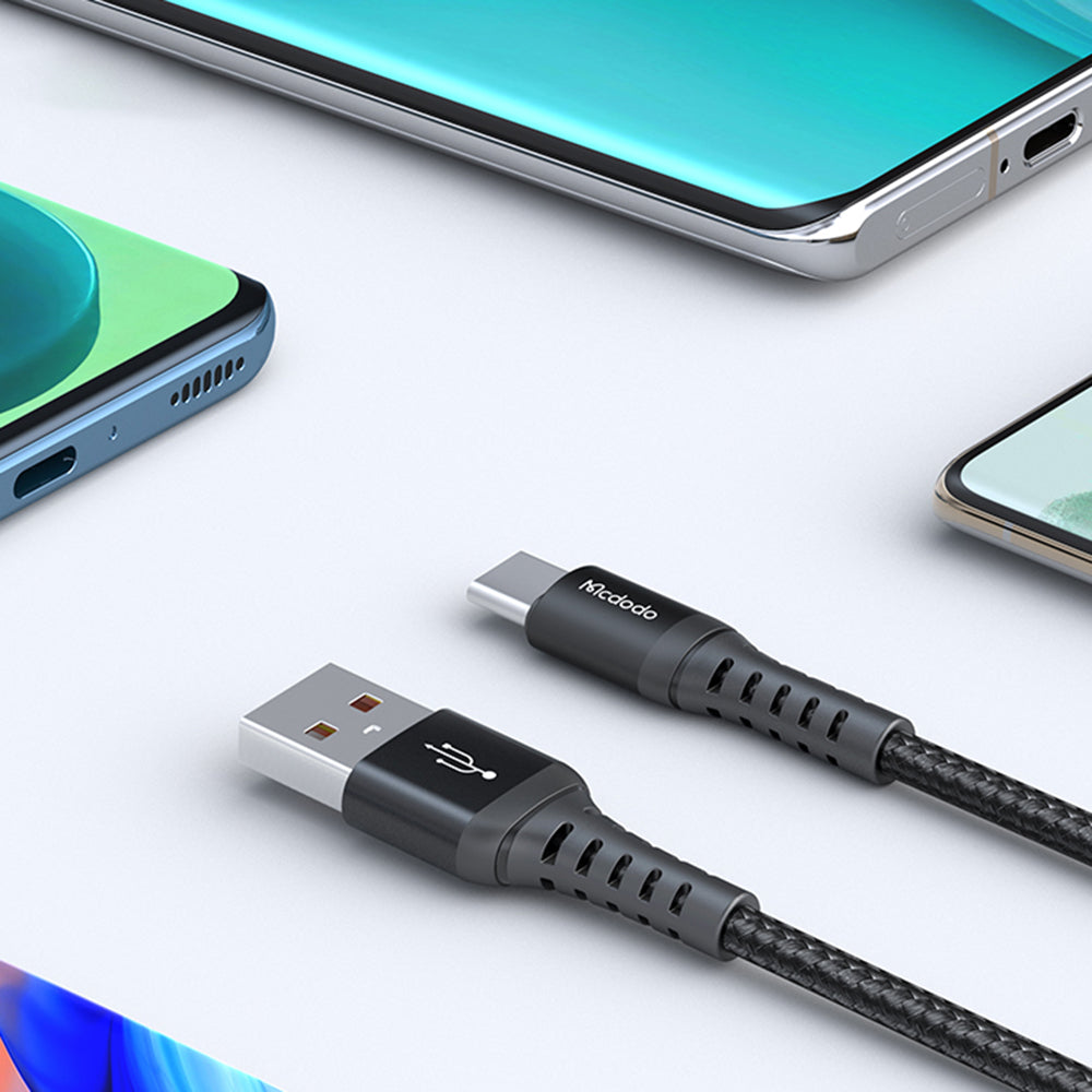 Καλώδιο Δεδομένων και Φόρτισης USB-A - USB-C McDodo CA-2271, 18W, 1m, Μαύρο