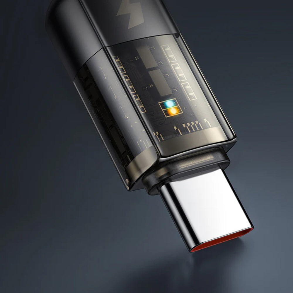 Καλώδιο Δεδομένων και Φόρτισης USB-A - USB-C McDodo CA-3150 Auto Power Off, 100W, 1.2m, Μαύρο