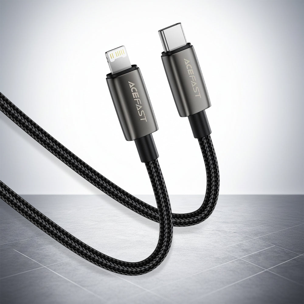 Καλώδιο Δεδομένων και Φόρτισης USB-C - Lightning Acefast C23-01, 30W, 1.2m, Μαύρο