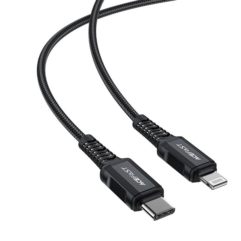 Καλώδιο Δεδομένων και Φόρτισης USB-C - Lightning Acefast C4-01, 30W, 1.8m, Μαύρο