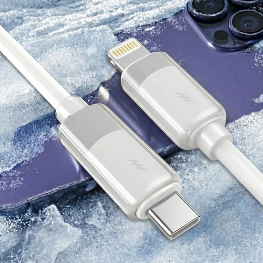 Καλώδιο Δεδομένων και Φόρτισης USB-C - Lightning Lito LD07, 27W, 1m, Λευκό