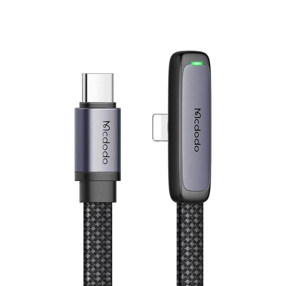 Καλώδιο Δεδομένων και Φόρτισης USB-C - Lightning McDodo CA-3350 Angled, 36W, 1.2m, Μαύρο