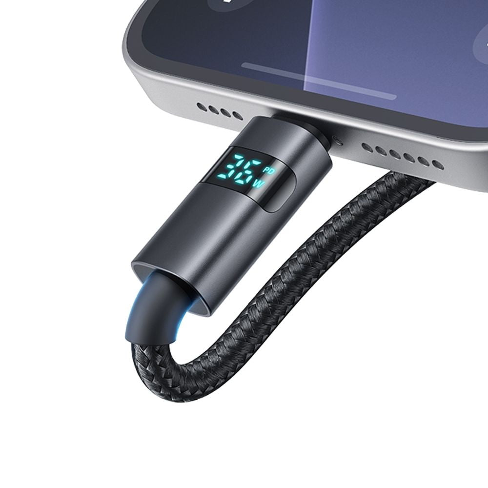 Καλώδιο Δεδομένων και Φόρτισης USB-C - Lightning McDodo CA-6570 Display, 36W, 1.2m, Μαύρο