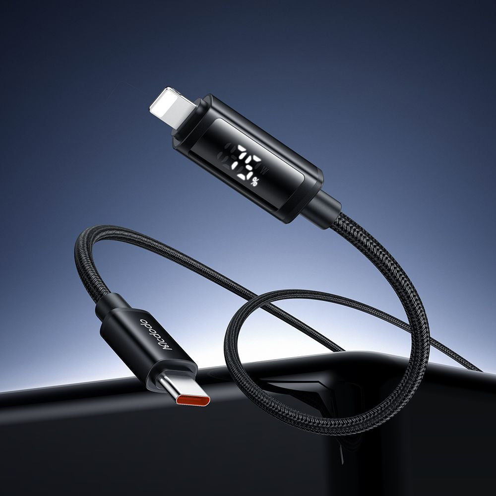 Καλώδιο Δεδομένων και Φόρτισης USB-C - Lightning McDodo CA-7990 Display, 36W, 1.2m, Μαύρο