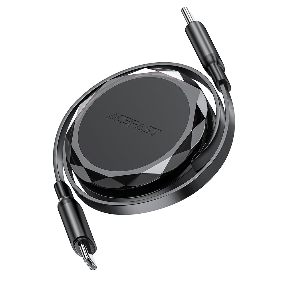 Καλώδιο Δεδομένων και Φόρτισης USB-C - USB-C Acefast C13-03, 60W, 0.8m, Μαύρο