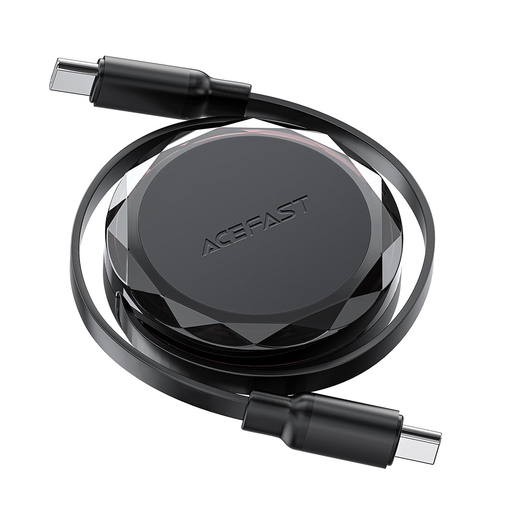 Καλώδιο Δεδομένων και Φόρτισης USB-C - USB-C Acefast C13-03, 60W, 0.8m, Μαύρο