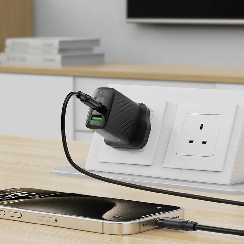 Καλώδιο Δεδομένων και Φόρτισης USB-C - USB-C Acefast C16-03, 60W, 1.2m, Μαύρο