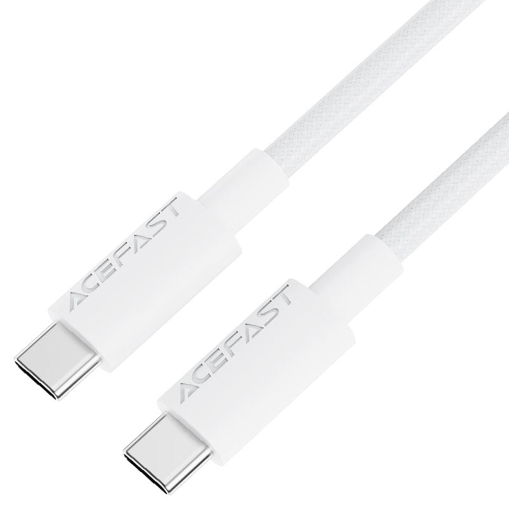 Καλώδιο Δεδομένων και Φόρτισης USB-C - USB-C Acefast C18-03, 60W, 1.2m, Λευκό
