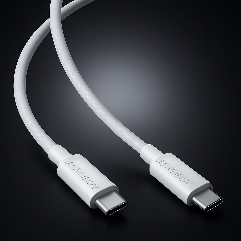 Καλώδιο Δεδομένων και Φόρτισης USB-C - USB-C Acefast C18-03, 60W, 1.2m, Λευκό