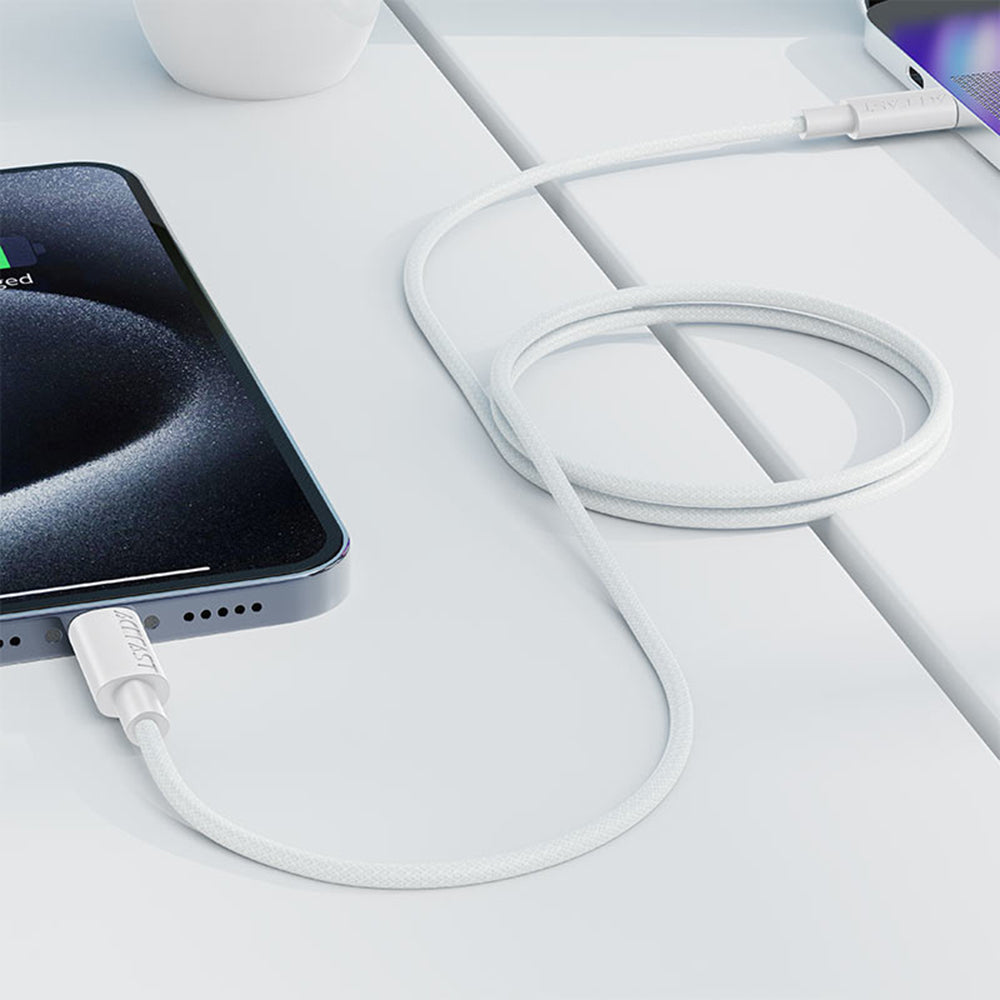 Καλώδιο Δεδομένων και Φόρτισης USB-C - USB-C Acefast C18-03, 60W, 1.2m, Λευκό