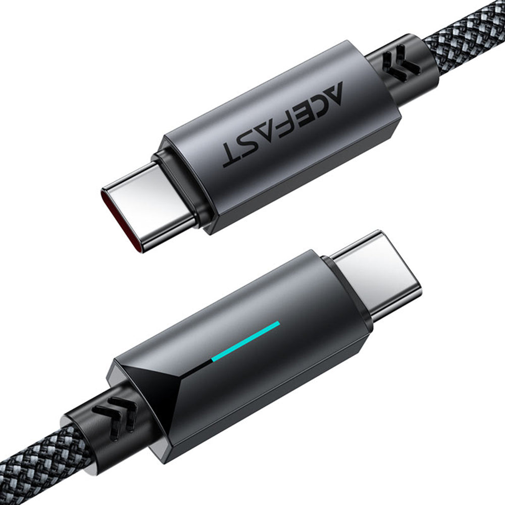 Καλώδιο Δεδομένων και Φόρτισης USB-C - USB-C Acefast C19-03, 60W, 1.2m, Μαύρο