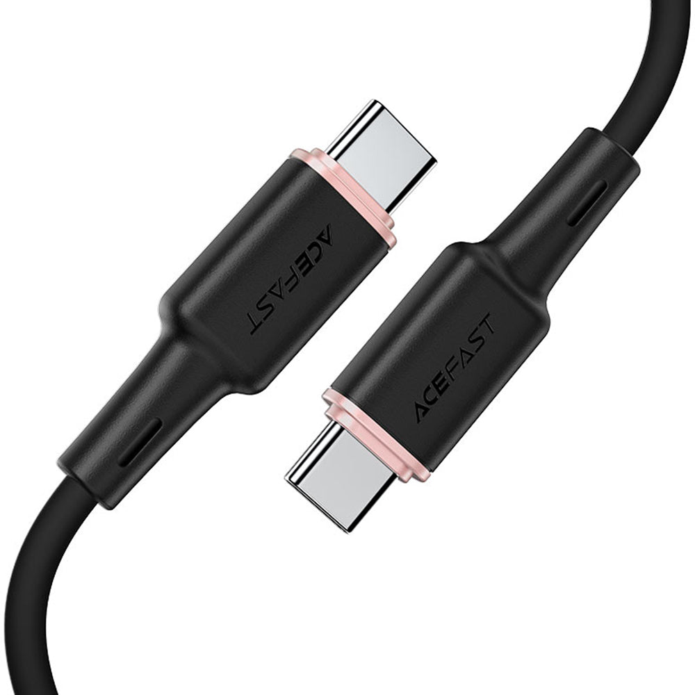 Καλώδιο Δεδομένων και Φόρτισης USB-C - USB-C Acefast C2-03, 60W, 1.2m, Μαύρο